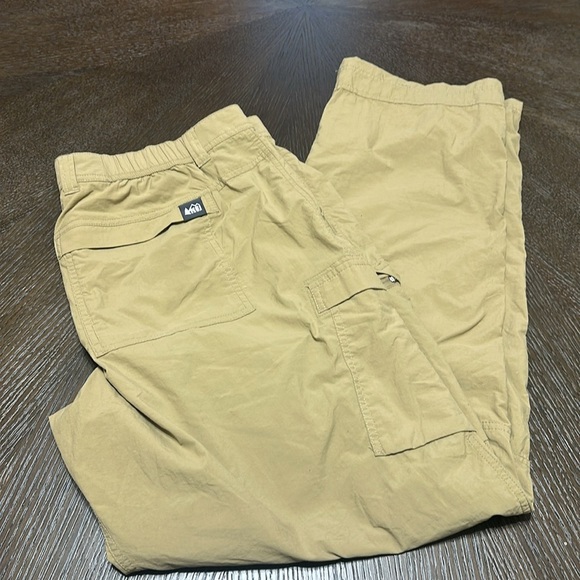REI Sahara Roll-Up Cargo Woodland Tawny Pants Men's‎ UPF50+ Lightweight, W40 L32 - Picture 15 of 15